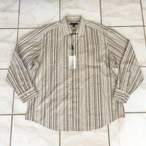 Jhane Barnes XXL 2XLShirt $195 Retail Silk Blend